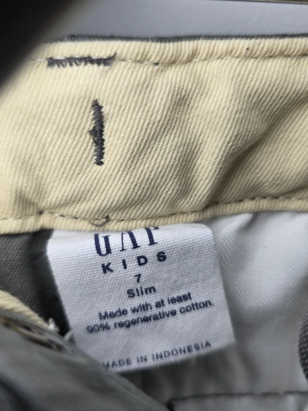 Gap Kid's Straight-Fit Chino Pants - Charcoal Gray Nack To School Style.